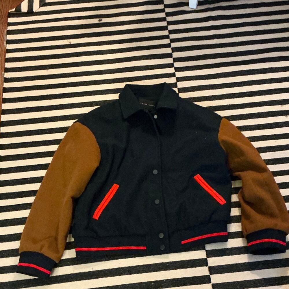 Colorblock Bomber Jacket English Factory - Picture 2 of 6